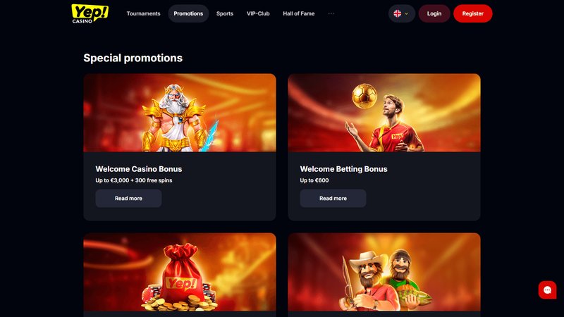 A look at yep casino bonus